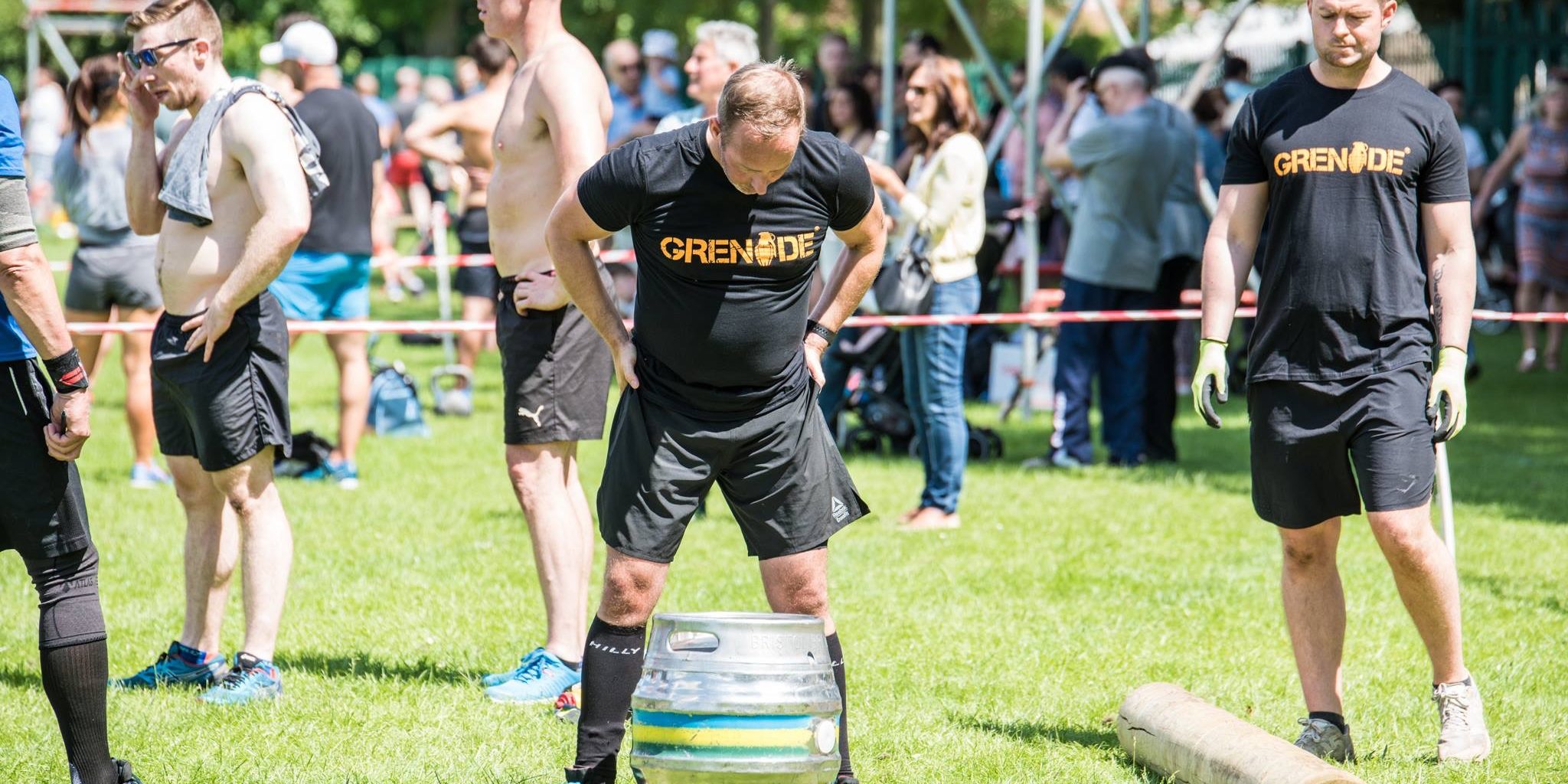 60kg Log Lunge & 50kg Barrel carry 60kg Log Lunge & 50kg Barrel carry